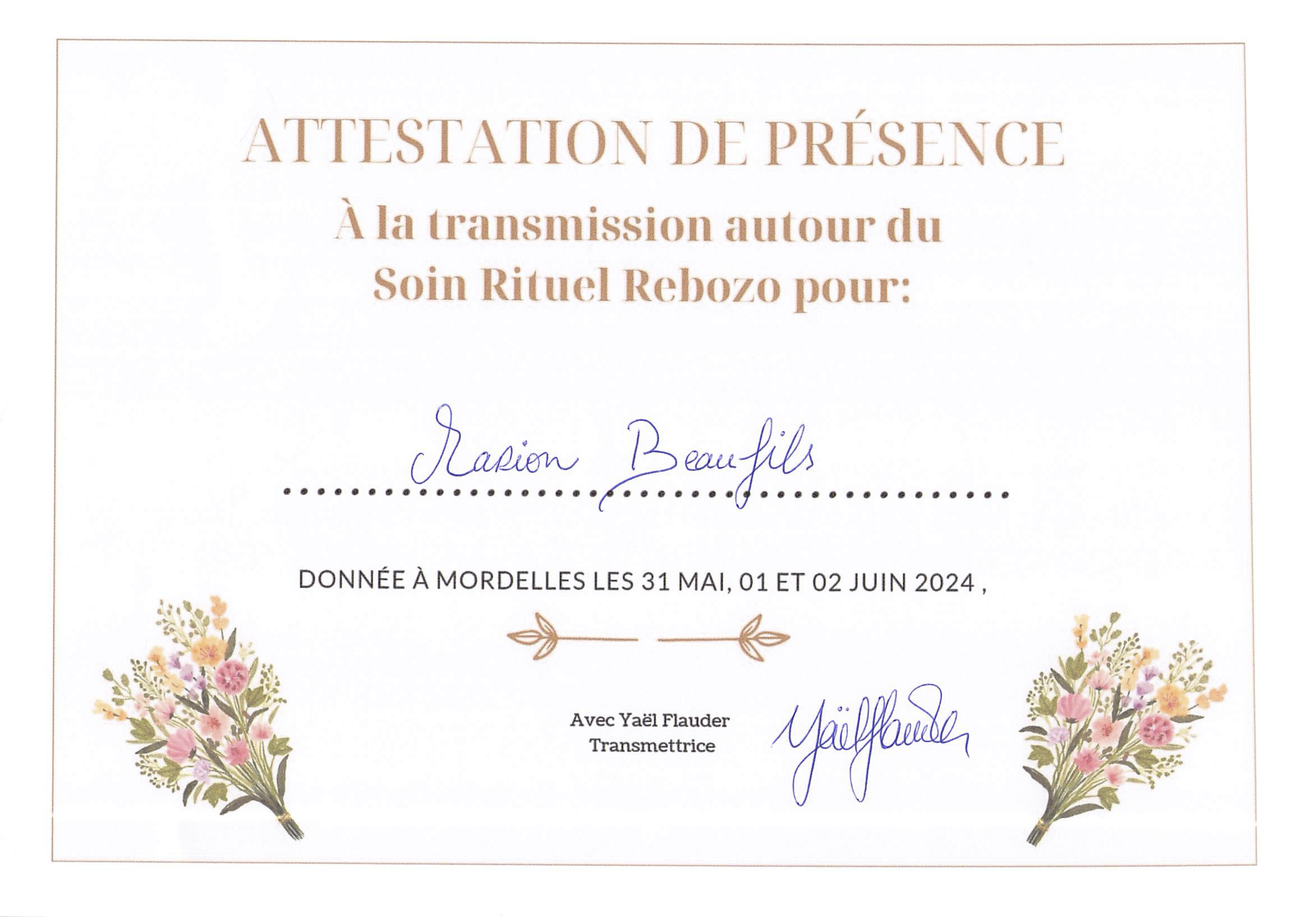 20240602_ATTESTATION DT PRESENCE